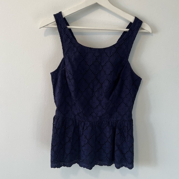 Lilly pulitzer lace peplum tank top - Picture 13 of 13